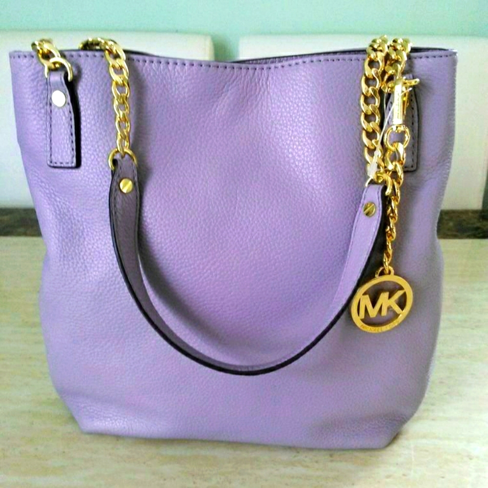 ＊𝐍𝐄𝐖＊• MICHAEL KORS • Pebbled-Leather · Jet Set